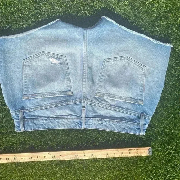 Frame Le Grand Garçon shorts blue size 29 - Picture 6 of 6